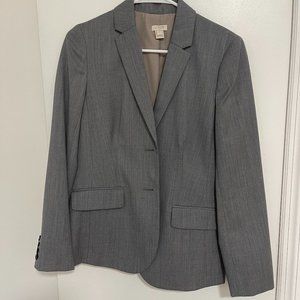 J.Crew Grey Suiting Blazer (Size 4)